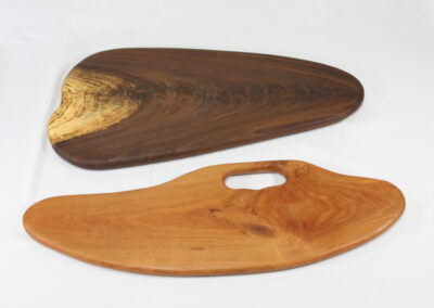 Walnut and cherry charcuterie boards